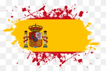 Vector Country Flag Of Spain - Ink Splat World Flags Pakistan Png