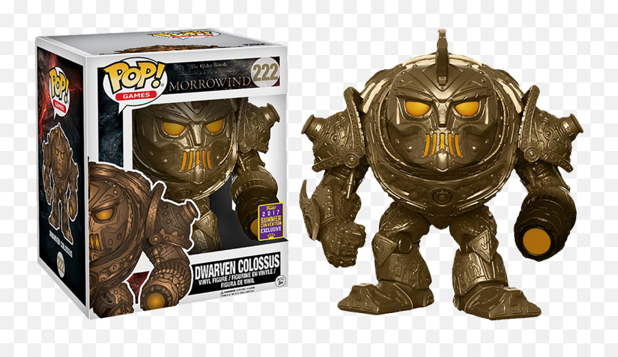 The Elder Scrolls Online Figure Dwarven Colossus Pop Vinyl - Elder Scrolls Funko Pop Png,Colossus Png