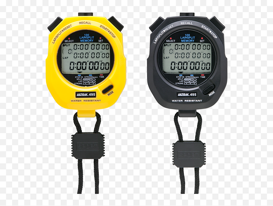 Ultrak 495 Stopwatch - Digital Stopwatch Png,Stopwatch Transparent