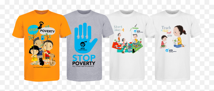 T - Shirts For A Cause Atd Fourth World Philippines Cartoon Png,T Shirts Png