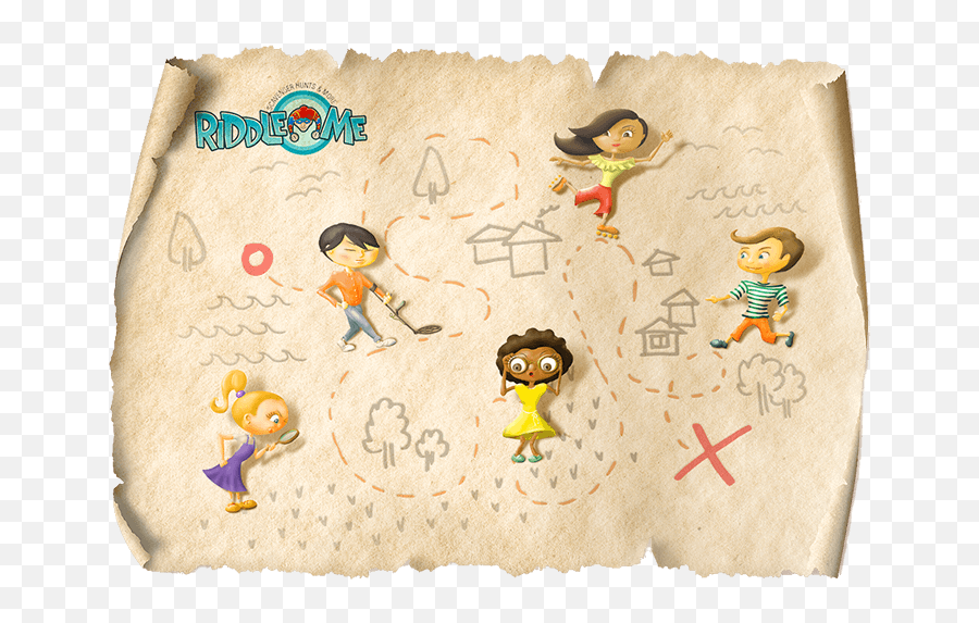 Scavenger Hunt Clues For Birthdays And - Treasure Hunt Map Png,Scavenger Hunt Png