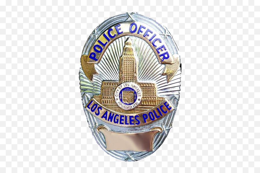 Badge Of A Los Angeles Police - Los Angeles Police Badge Png,Police Badge Png