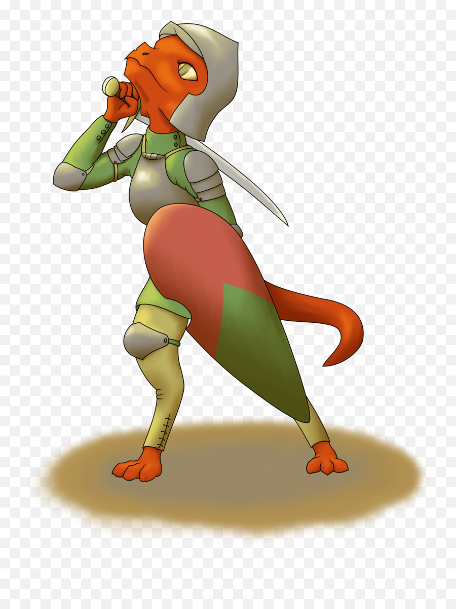 Download Hd Another Kobold Bravely Standing All Fancy Like - Fictional Character Png,Kobold Png