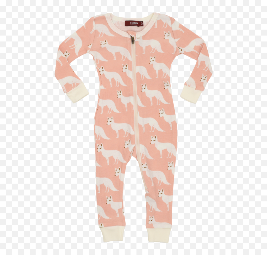 Download Pink Fox Zipper Pajama - Pajamas Png Image With No Transparent Pajamas Background,Pajamas Png