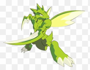 Scyther Png 9 Image - Anime Mantis,Scyther Png
