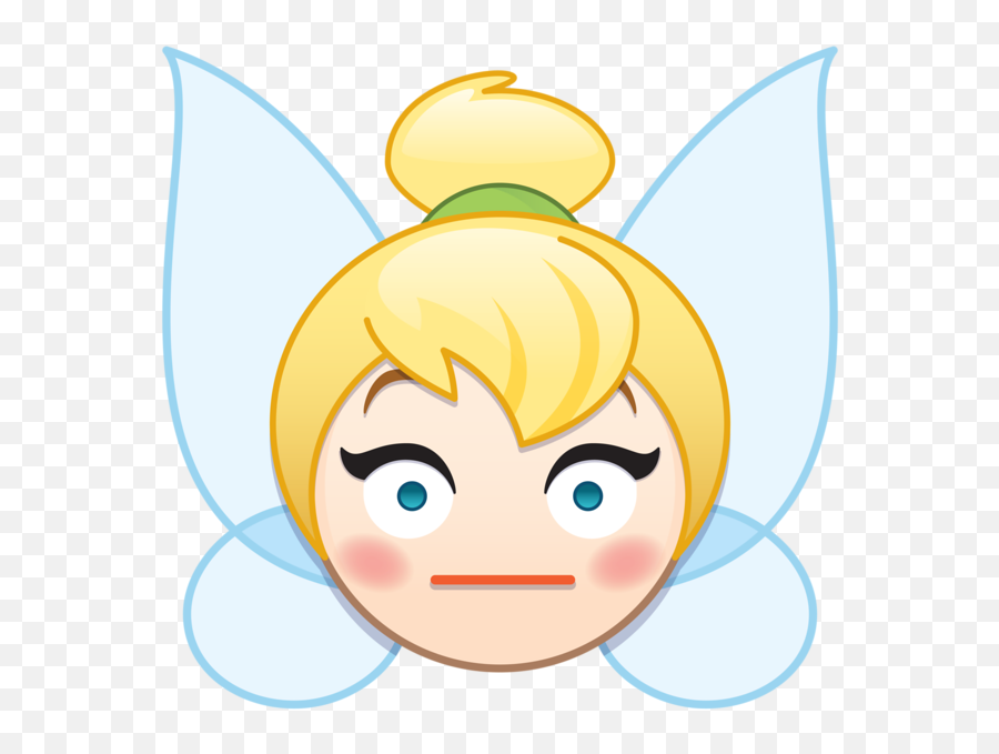 Tinkerbell Clipart Head - Emojis De Disney Princesas Full Disney Emoji Blitz Tinkerbell Png,Png Emojis