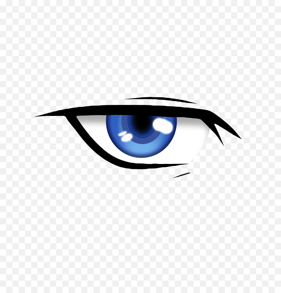 Cool Anime Eyes Png Image - Blue Anime Eyes Png,Blue Eye Png