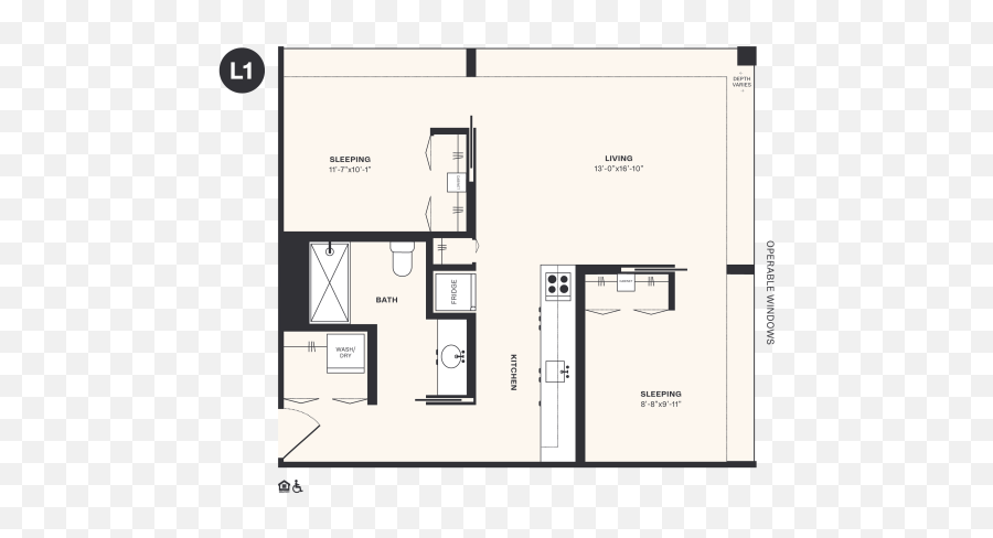 Check Out This 2 - Bedroom Apartment At Urby Solid Png,Icon Bay Floor Plans