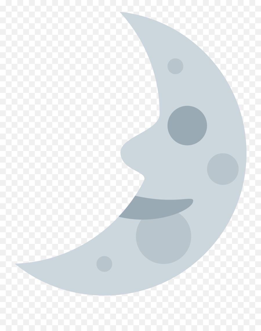 First Quarter Moon With Face - Dot Png,Third Quarter Half Filled In Stars Symbol Icon