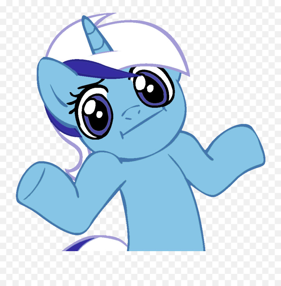 My Little Pony - Rainbow Dash Meme Png Clipart Full Size Pony Shrug,Red Eye Meme Png