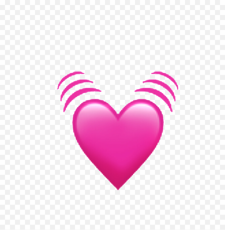 Emoji Iphone Ios Heart Hearts Spin Edit - Transparent Pink Heart Emoji Png,Iphone Heart Emoji Png