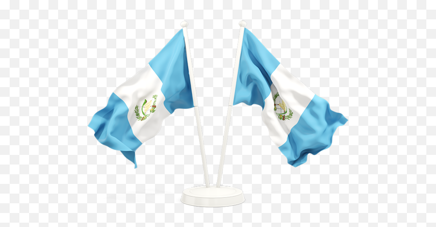 Two Waving Flags - Transparent Nigeria Flag Png,Guatemala Flag Png