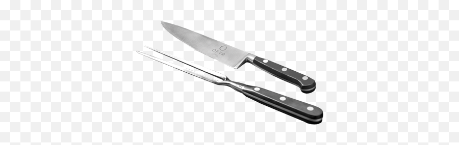 Knife And Fork Set - Fork Png,Knife Transparent