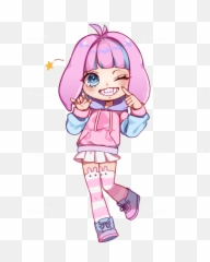 Draw Semi Chibi Art Illustration By Lunallion Fiverr Png