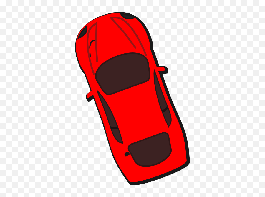 Red Car Top View 110 Clip Art - Automotive Paint Png,Car Icon Top View