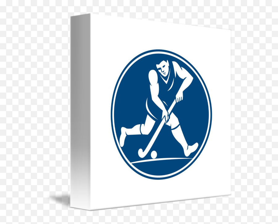 Field Hockey Player Running With Stick Icon By Aloysius - Field Hockey Player Logo Png,Hockey Stick Icon