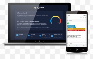 Stop Phishing Emails Across All Devices Egress - Technology Applications png