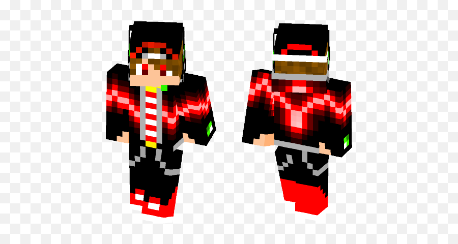 Red Lightning Boy Minecraft Skin - Panda Boy Skin Minecraft Png,Red Lightning Transparent