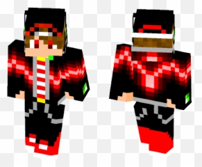 Red Lightning Boy Minecraft Skin - Panda Boy Skin Minecraft Png,Red Lightning Transparent