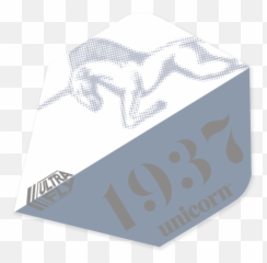 Unicorn Ultrafly 100 Plus Icon Silver Dart Flights - Illustration png