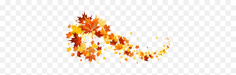 Happy Thanksgiving 2018 Transparent Png - Fall Leaves Transparent Background,Thanksgiving Transparent