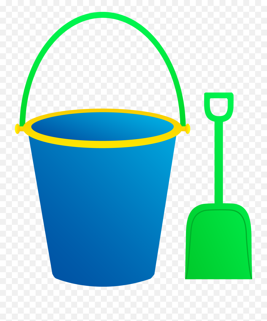 Beach Buckets Jpg Free Stock Png - Sand Bucket And Shovel Clipart,Stock Photo Png