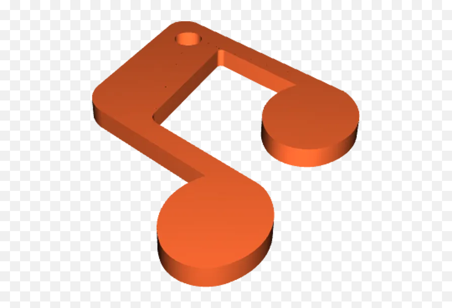 Music Note Keychain By Doppiozero Download Free Stl Model Png Icon