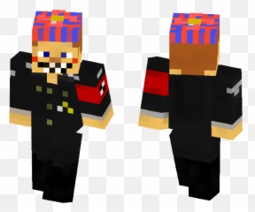 Balloon Boy The Nazi Minecraft Skin - Pumpkin Head Skin Minecraft Png,Hitler Mustache Transparent