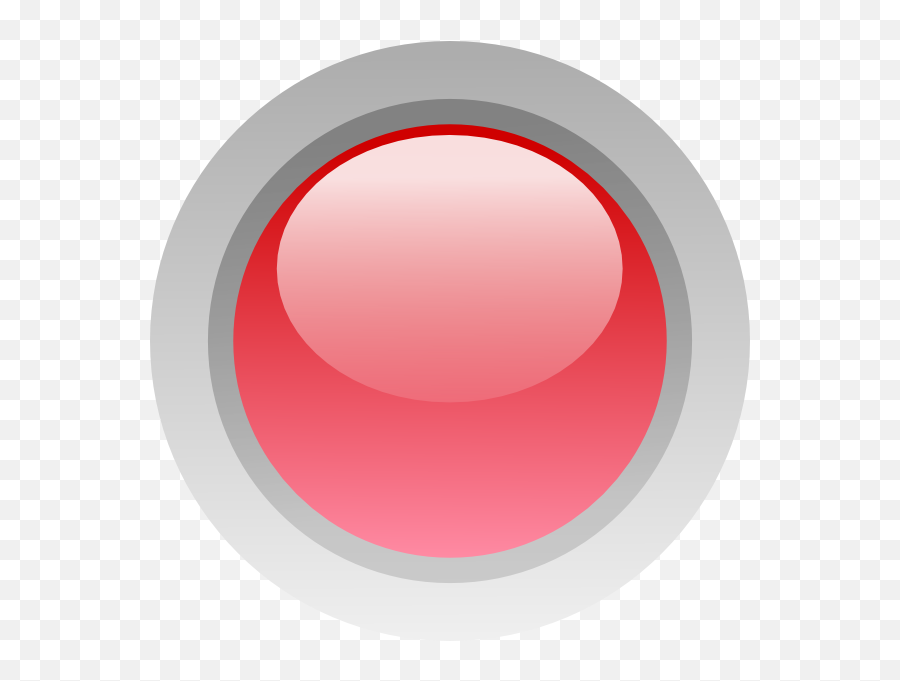 Dot Clipart Blinking Red - Round Red Button Png,Red Dot Png