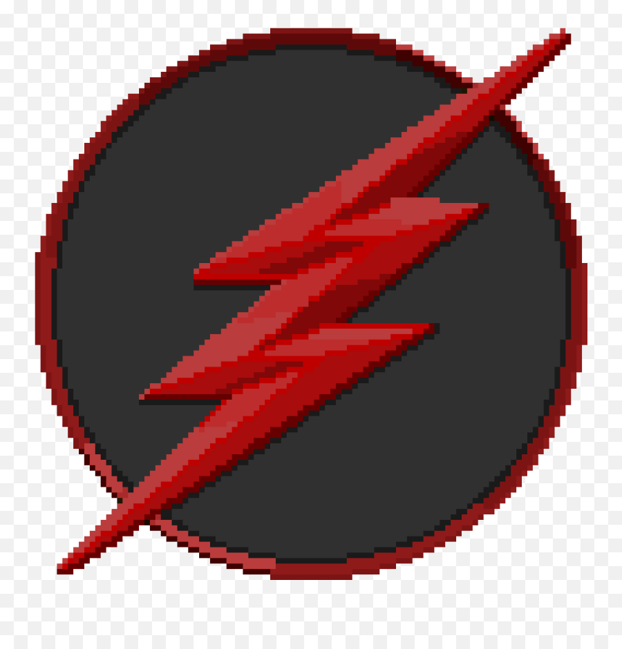 Pixilart - The Reverse Flash Symbol By Agard80bit No Pixel Art Png,Flash Symbol Png