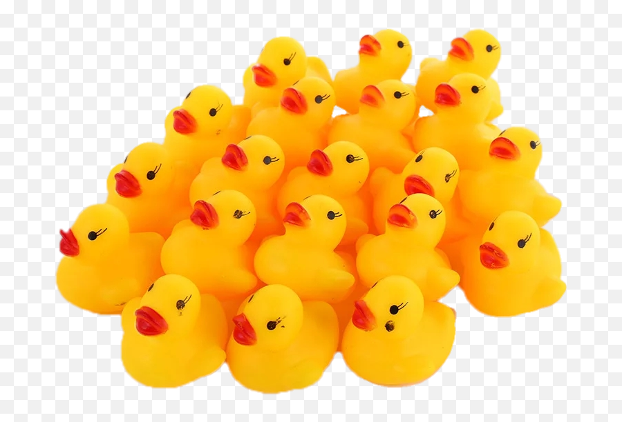 Download Duck Army - Lots Of Rubber Ducks Png Image With No Transparent Yellow Png Aesthetic,Rubber Duck Transparent Background