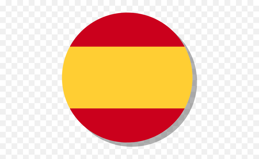 Spain Flag Language Icon Circle - Transparent Png U0026 Svg Spain Flag In A Circle,Yellow Circle Png