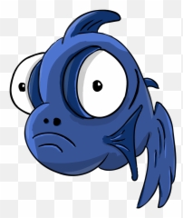 Download Fish - telescope Cartoon Small Big Eyes Animated Underwater Background png
