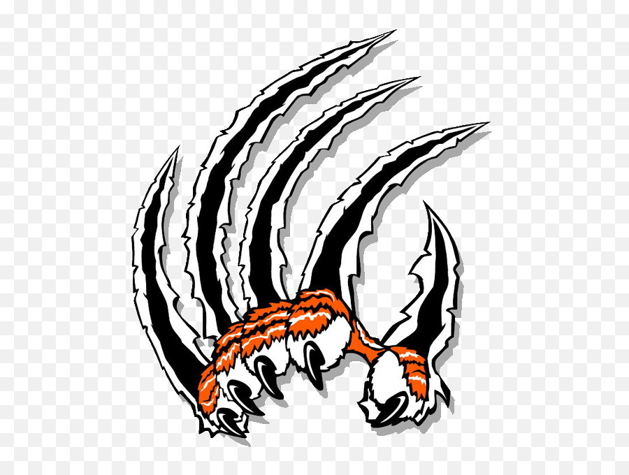 Tiger Claw Clipart - Tiger Claw Logo Png,Claw Mark Png