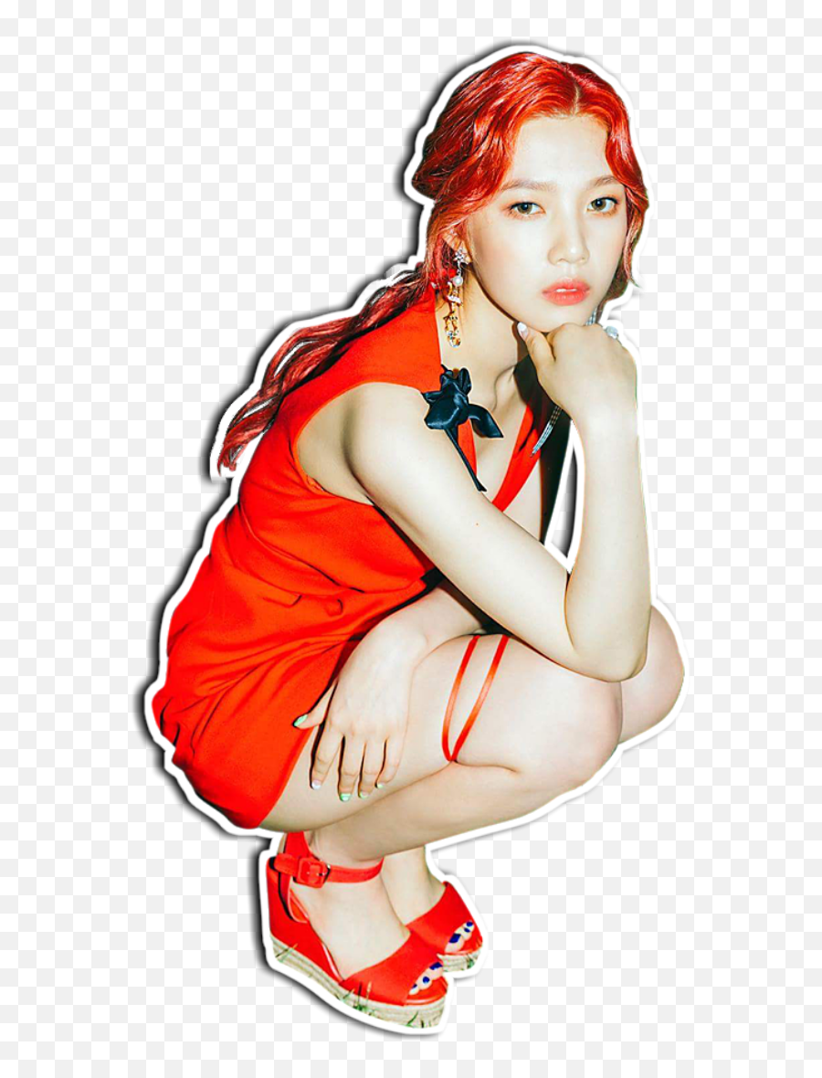 Joy Red Velvet Png Clipart Mart - Red Velvet Joy Red Flavor Png,Red Hair Png