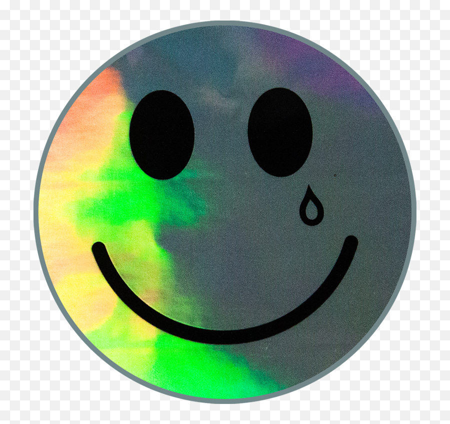 Happy U0026 Sad Holographic Sticker - Happy Sad Png,Happy Transparent
