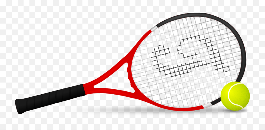 Racket Tennis Ball Clipart Download - Tennis Racket Png,Tennis Ball Transparent Background