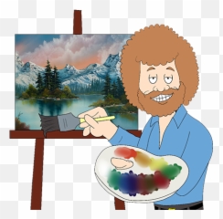 Bob Ross U2013 Funky Zach - Autumn Glow Bob Ross Png,Bob Ross Png