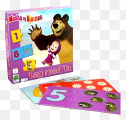 Masha And The Bear Number Game U2013 Mette Qvist - Cartoon Png,Masha And The Bear Png