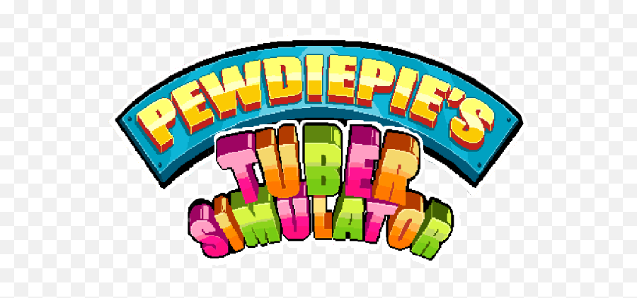 Pewds Tuber Simulator Logo - Pewdiepie Tuber Simulator Transparent Png,Pewdiepie Png