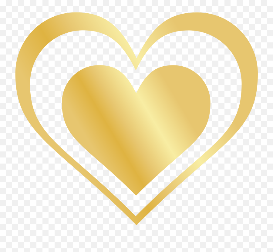 Hearts Clipart Brush Stroke - Heart Png,Gold Brush Stroke Png