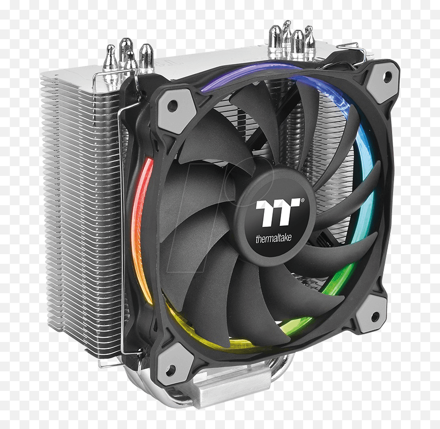 Thermaltake Riing Silent 12 Rgb Cpu Cooler - Chodzenie Cpu Png,Cooler Png