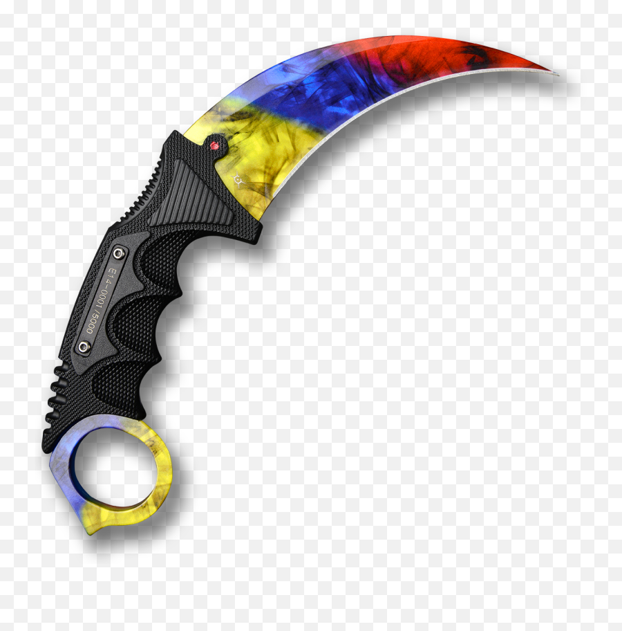 Karambit Marble Fade Png 7 Image - Marble Fade Karambit Fade,Marble Background Png