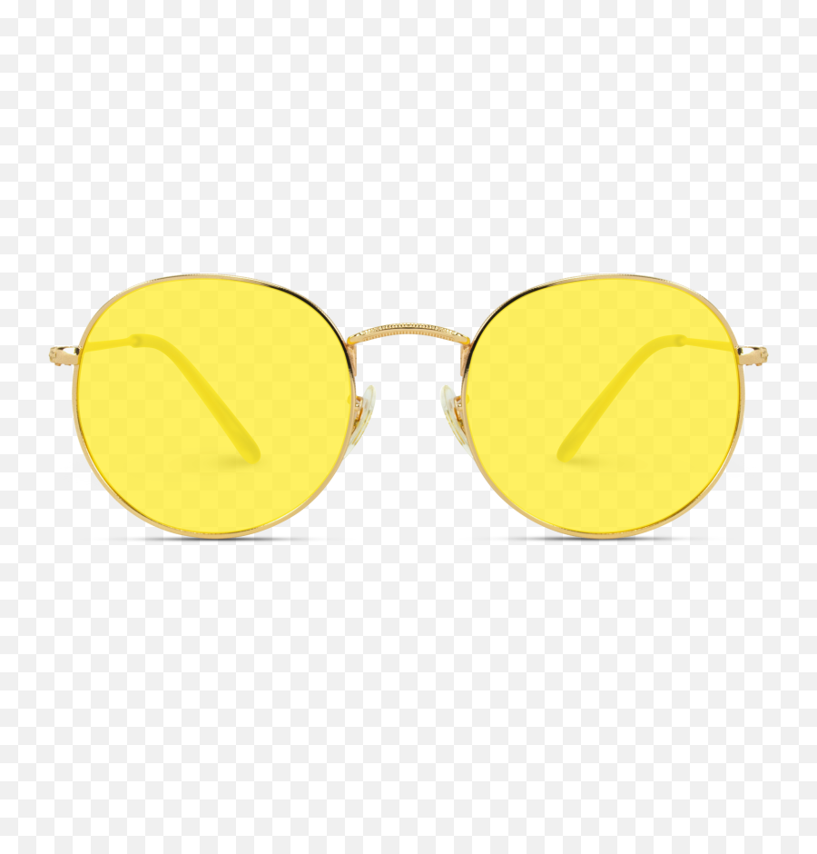 Download Oversized Yellow Aviator Sunglasses Hd Png - Circle,Deal With It Glasses Png