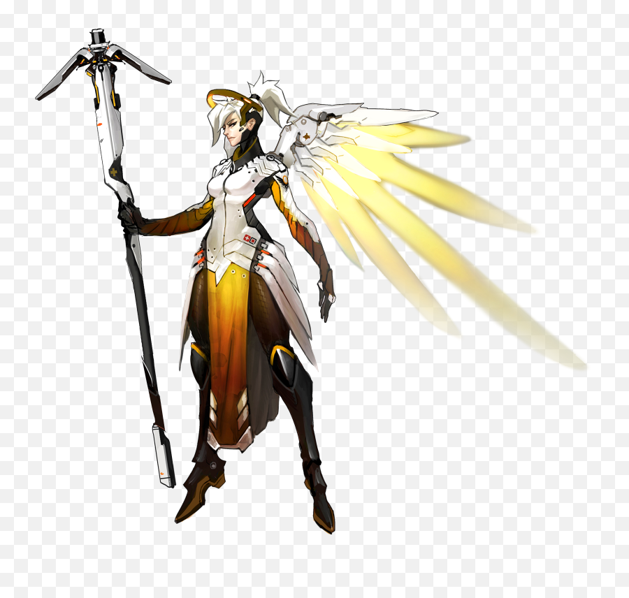 Mercy - Overwatch Wiki Mercy Overwatch Character Concept Art Png,Pharah Transparent