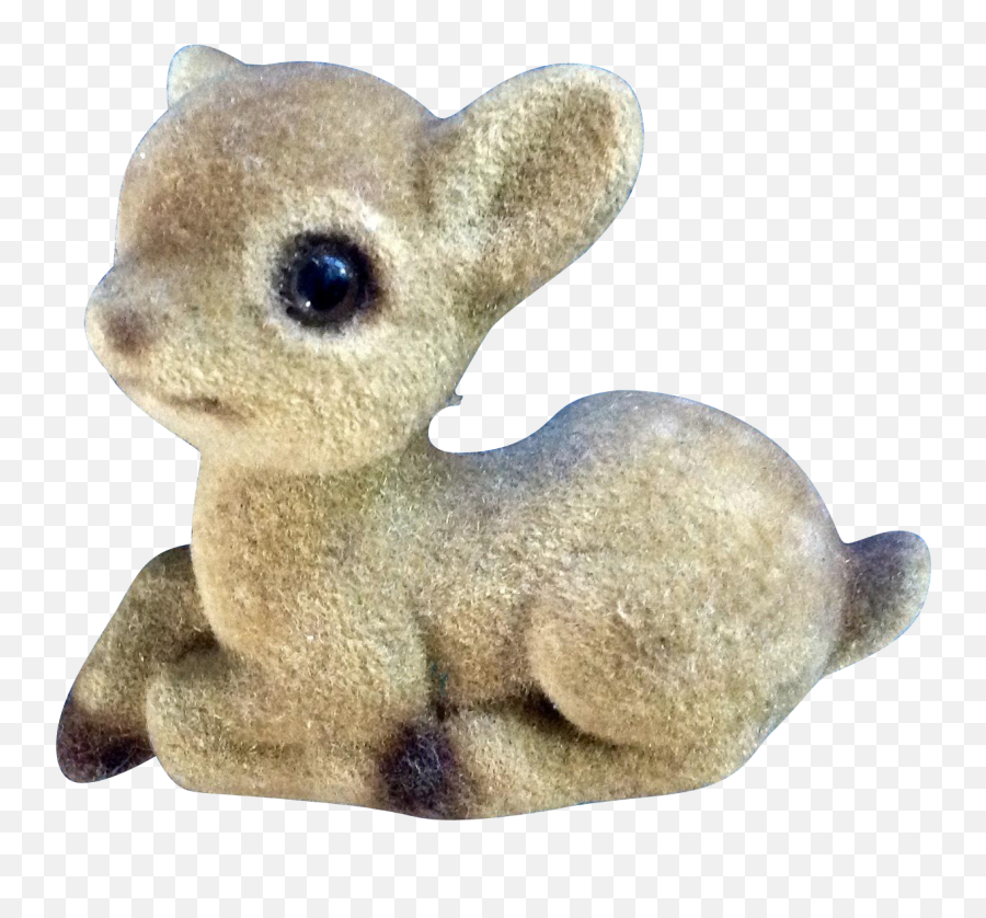 Download Vintage Josef Originals Baby Fawn Deer With Fuzzy - Knick Knacks Png,Baby Deer Png