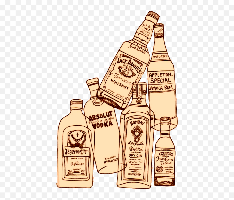 Download Alcohol Drawing - Alcohol Drawing Png,Alcohol Png