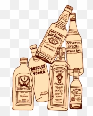 Download Alcohol Drawing - Png