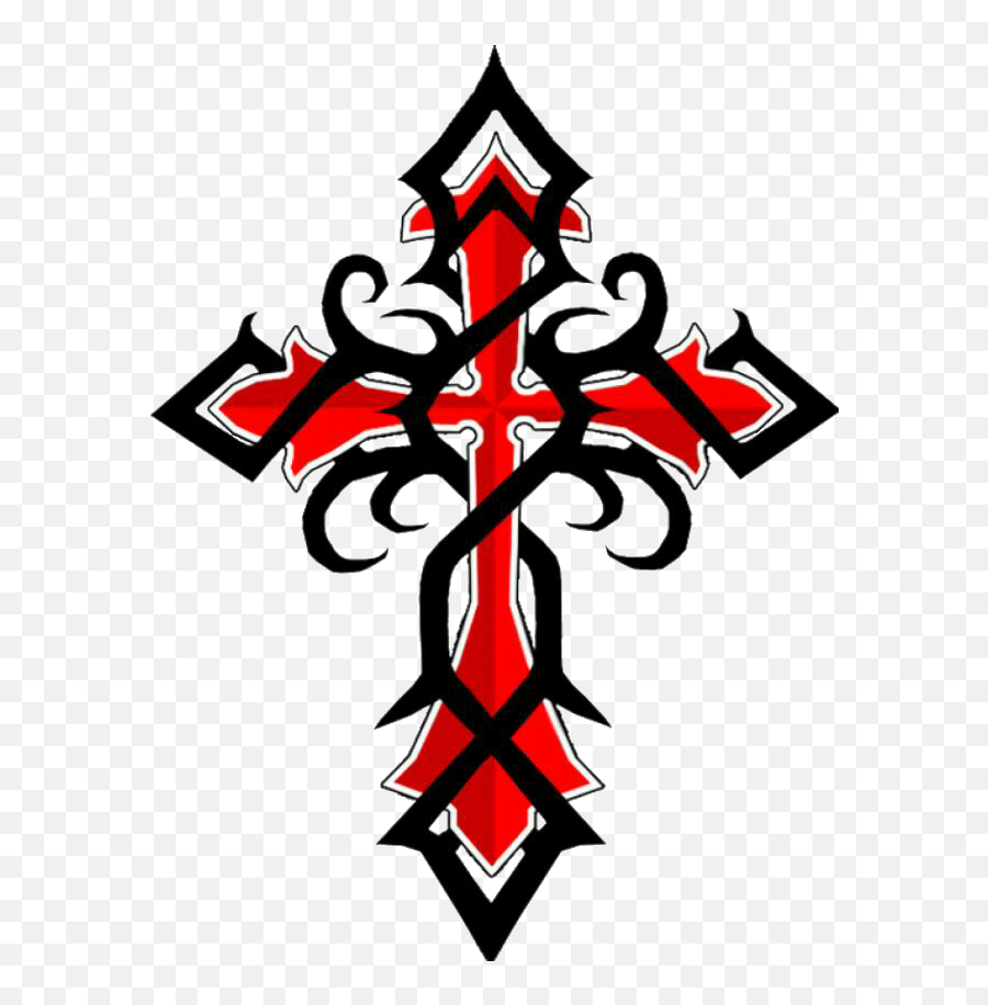 Cross Tattoo Png - Tribal Cross Tattoo,Cross Tattoo Png