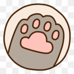Pusheen The Cat Sticker Package For Telegram - Pusheen Paw Sticker Png,Pusheen Cat Png